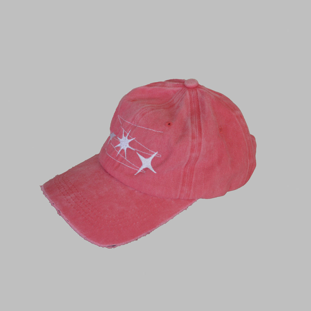 WASHED RED HAT