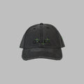WASHED BLACK HAT NEON GREEN
