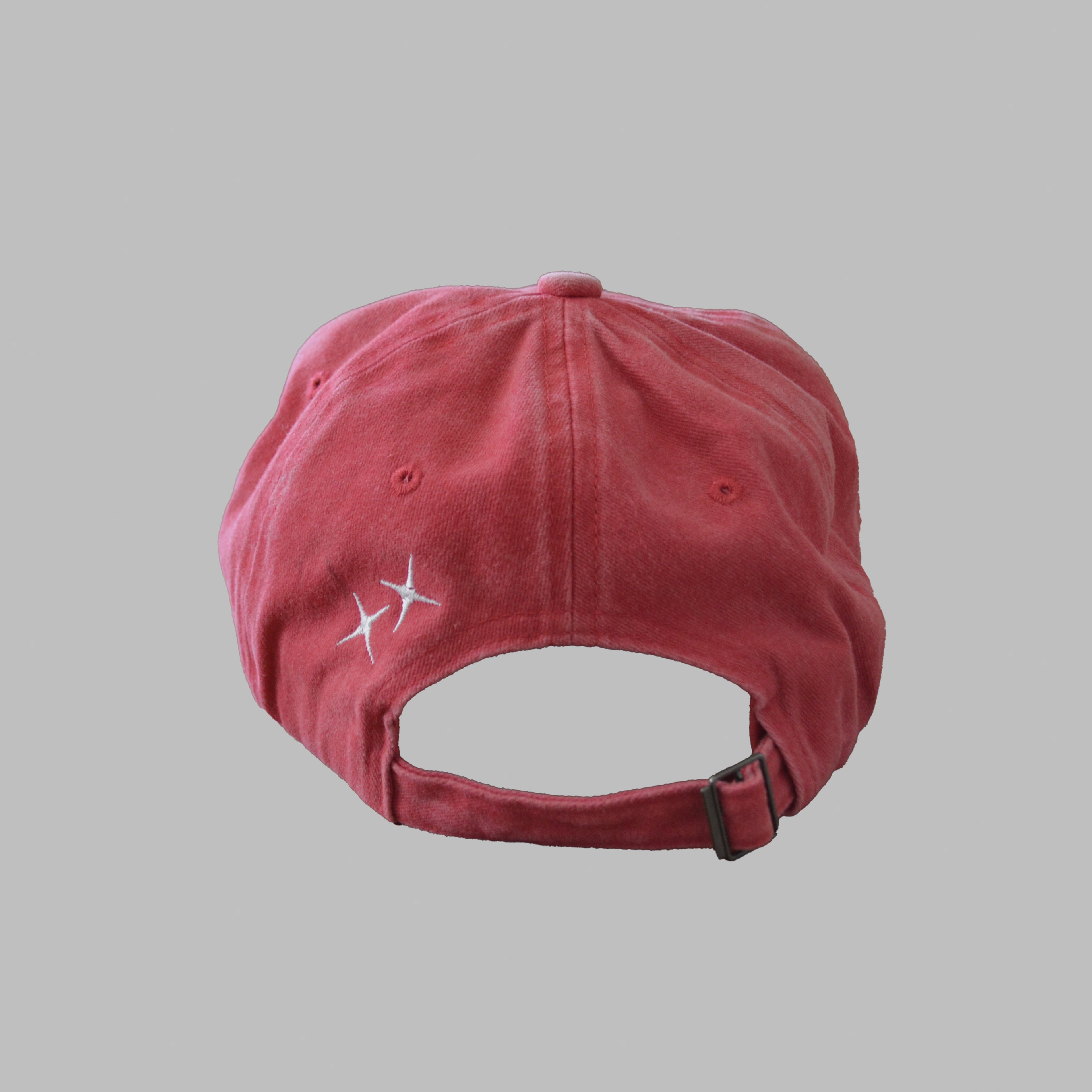 WASHED RED HAT