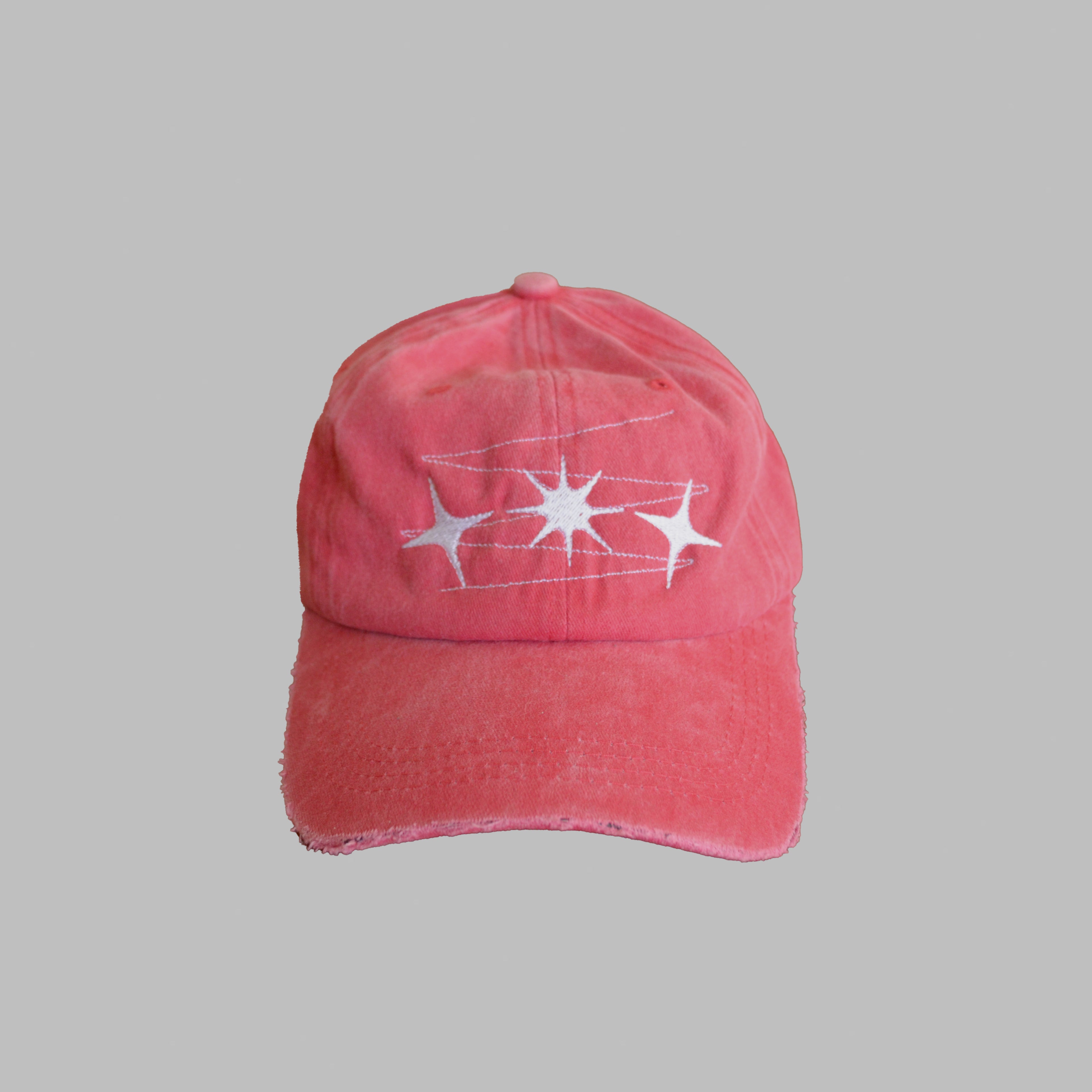 WASHED RED HAT