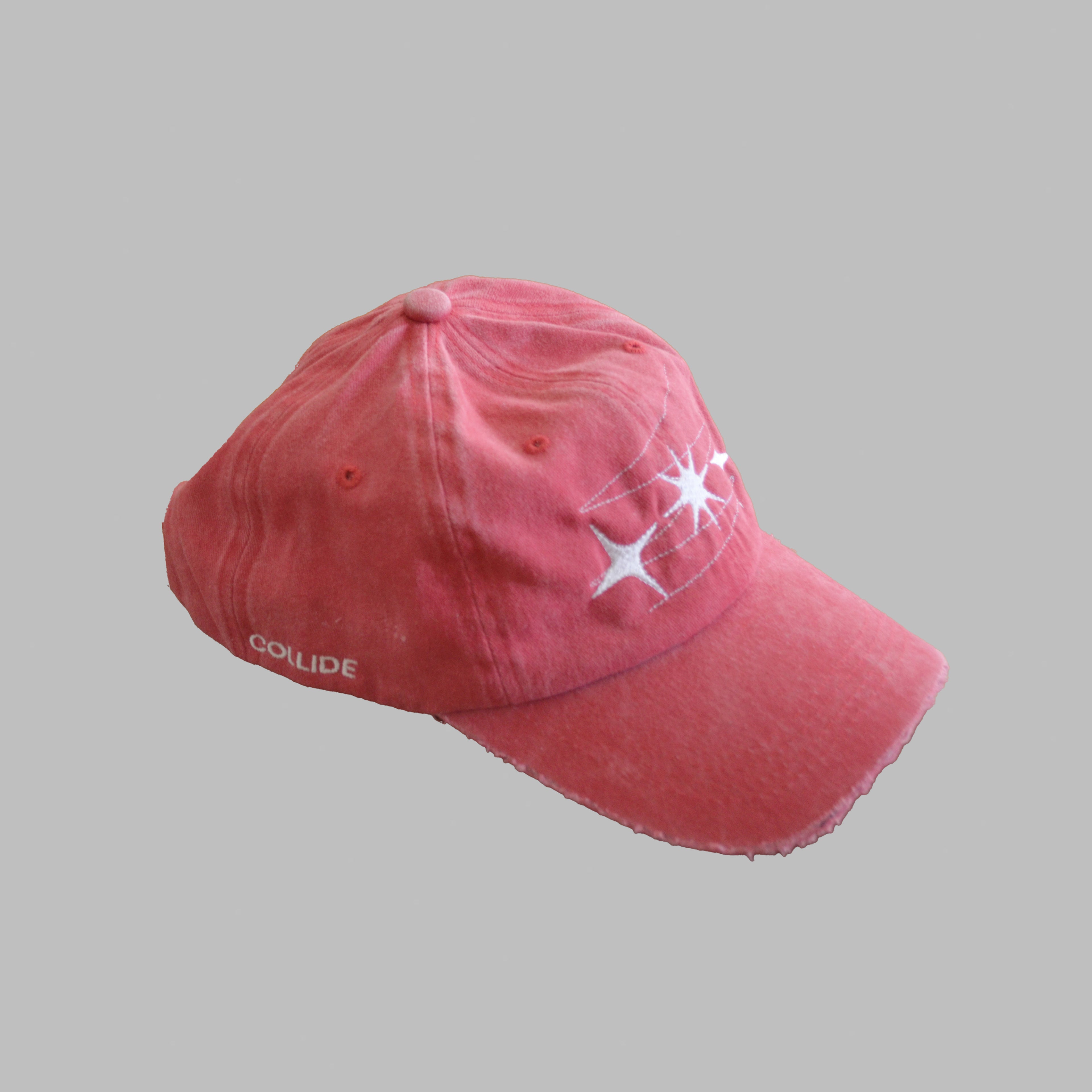 WASHED RED HAT